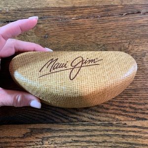 Maui Jim Large Bamboo Sunglasses Case